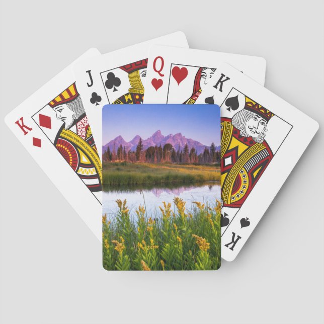 Flowers | Grand Teton National Park, Wyoming Playing Cards (Back)