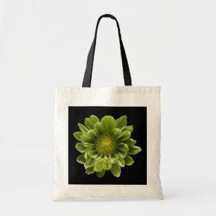 Flowers Green Chrysanthemum Tote Bag