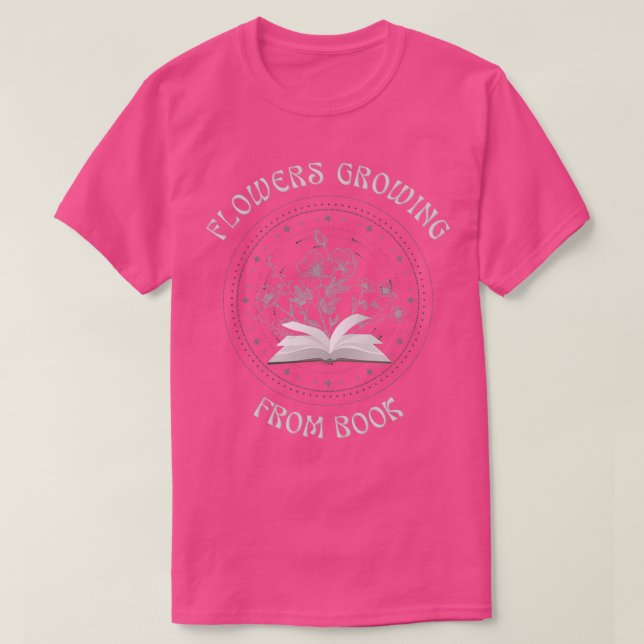 flowers growing from book 31 1 T-Shirt (Design Front)