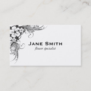 Flowers & Growth Business Card