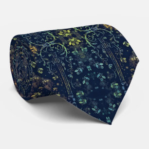 Flowers Guitar Art - Romantic Tie