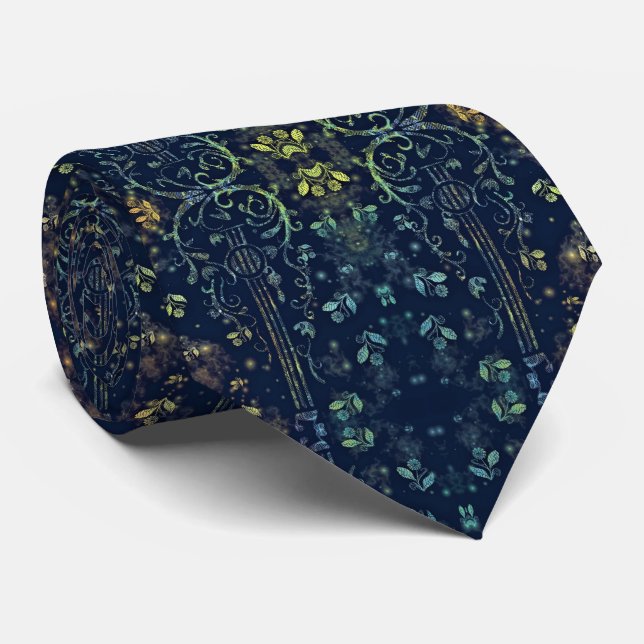 Flowers Guitar Art - Romantic Tie (Rolled)