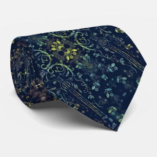 Flowers Guitar Neck Tie