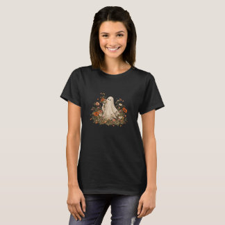 flowers halloween ghost shirt