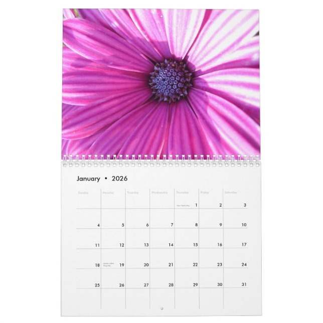 Flowers II - A 2014 Calendar (Jan 2026)