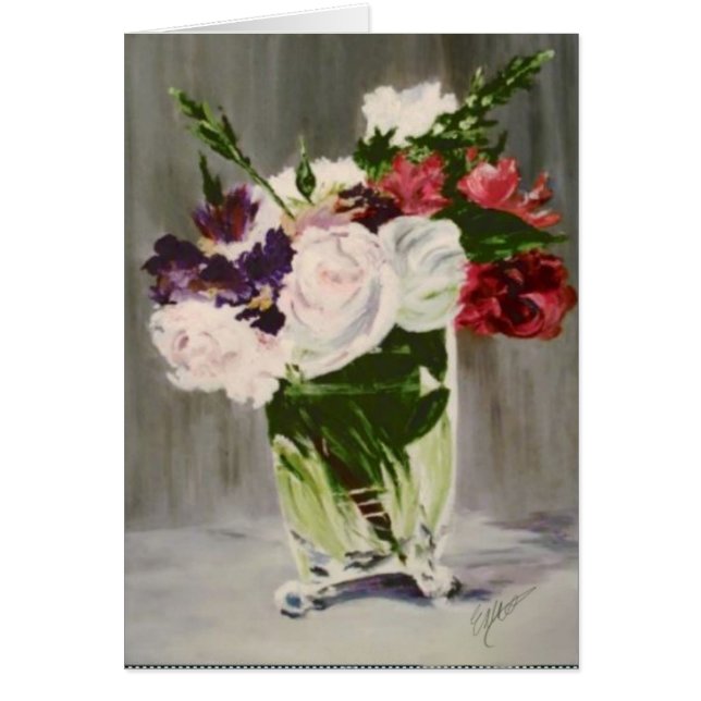 Flowers in a Crystal Vase (Front)