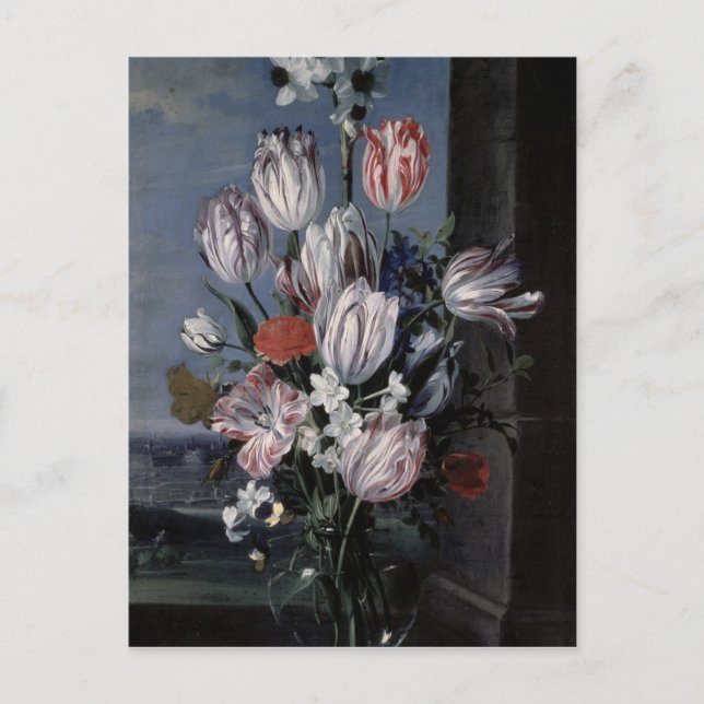 Flowers in a Crystal Vase, 1652 Postcard (Front)
