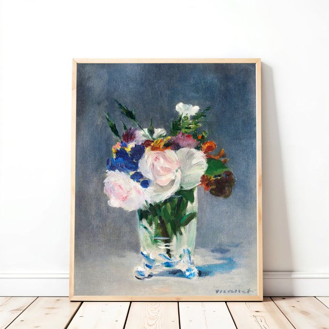 Flowers in a Crystal Vase by Edouard Manet Poster (Creator Uploaded)