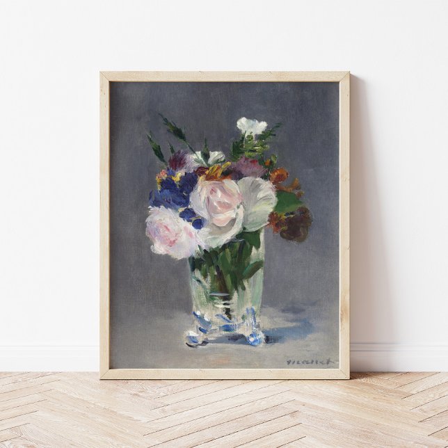 Flowers in a Crystal Vase | Édouard Manet Poster (Creator Uploaded)