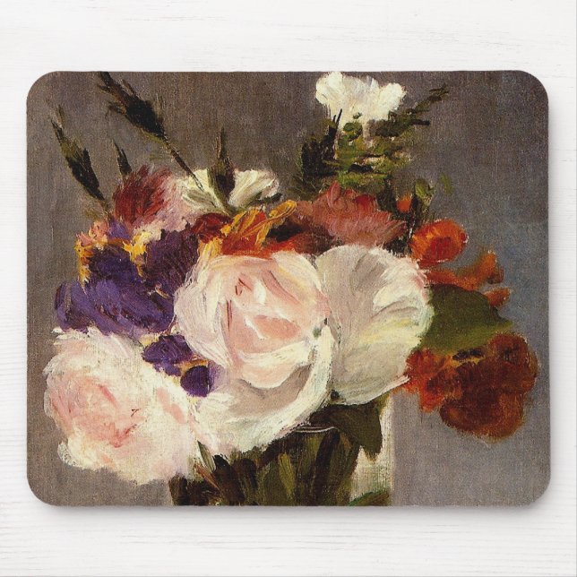 Flowers in a Crystal Vase - Mousepad (Front)