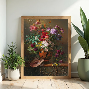  Flowers in a Greek Vase by J.J. van Os Poster