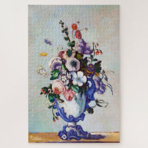 Flowers in a Rococo Vase, Paul Cezanne Jigsaw Puzzle