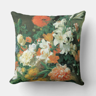 Flowers in a Terra Cotta Vase Cushion