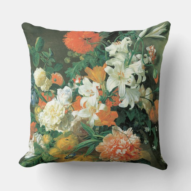 Flowers in a Terra Cotta Vase Cushion (Front)