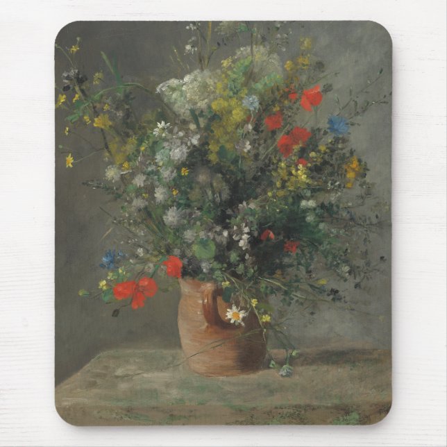 Flowers in a Vase, c.1866 Mouse Pad (Front)