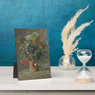 Flowers in a Vase, c.1866 Plaque
