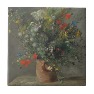 Flowers in a Vase, c.1866 Tile