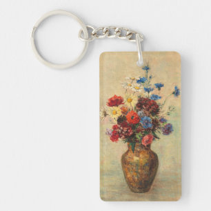 Flowers in a Vase, c.1910 Key Ring