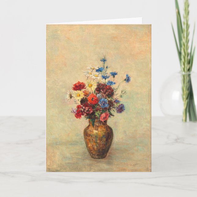 Flowers in a Vase Card (Front)