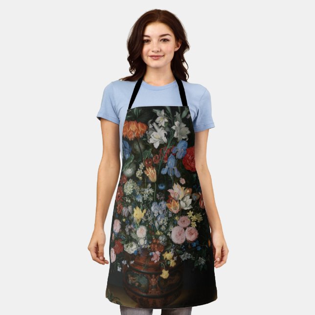 Flowers in a Vase - Jan Brueghel Apron (Worn)