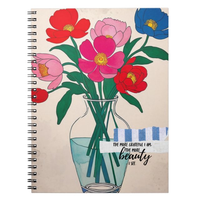 Flowers in a Vase | Notebook Journal (Front)