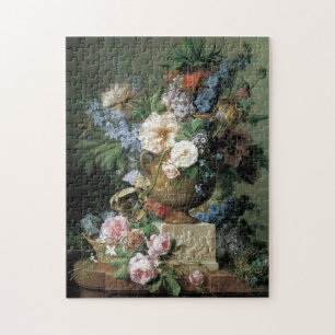 Flowers in an Alabaster Vase Jigsaw Puzzle