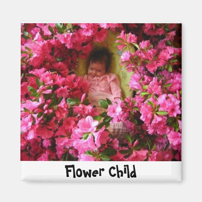 Flowers in April, Flower Child Magnet (Front)
