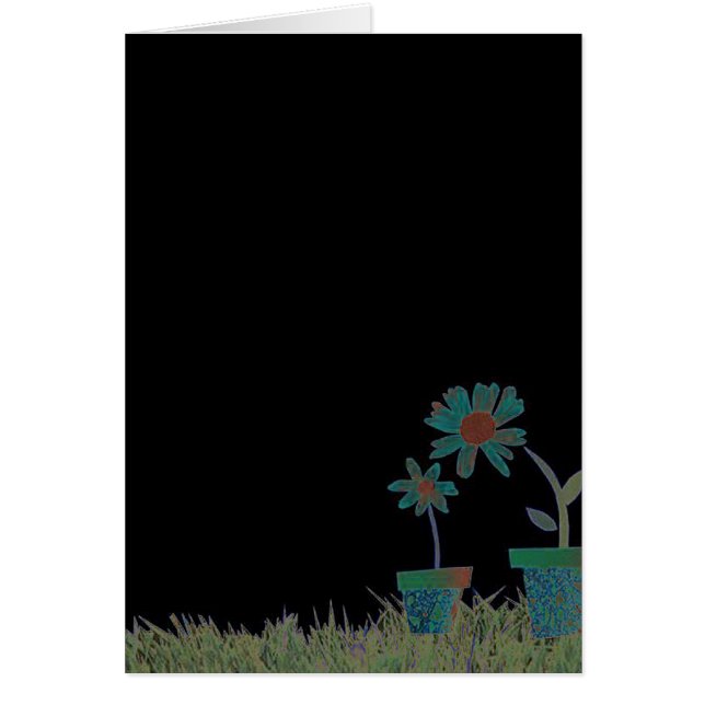 Flowers in black (Front)
