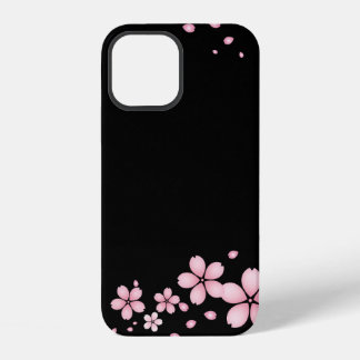 Flowers in black background iPhone 12 case
