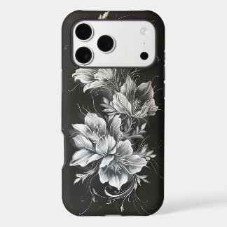 Flowers In Black & White Case iPhone 17