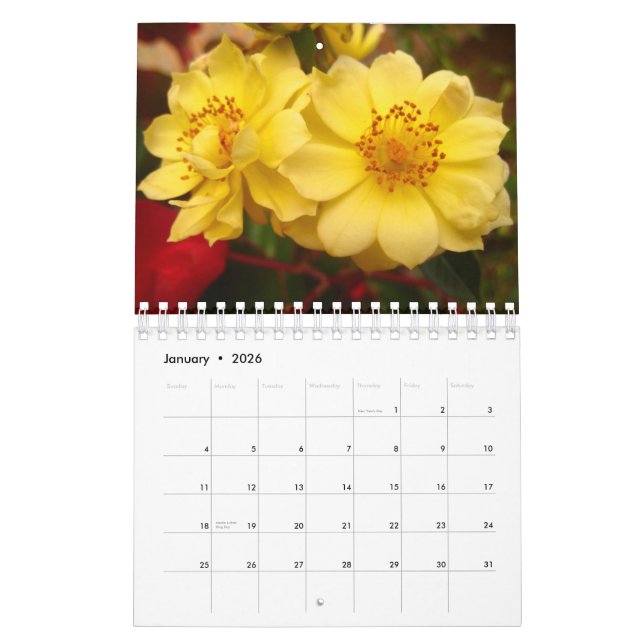 Flowers in Bloom 2012 Calendar (Jan 2026)