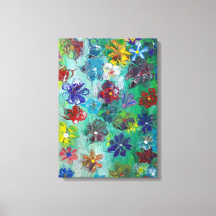 "Flowers in bloom" Canvas Print