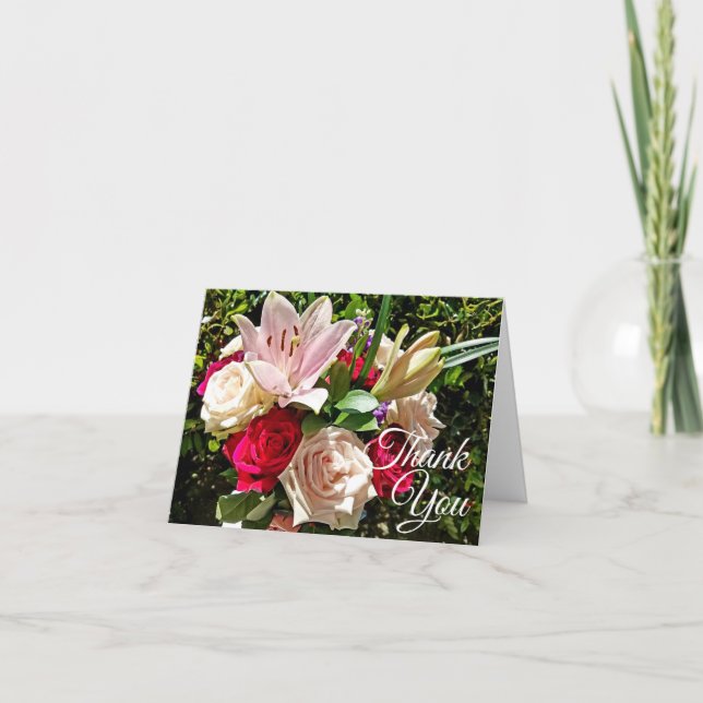 Flowers In Bloom Thank You  (Front)