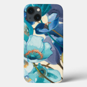 Flowers in Different Shades of Purple and Blue iPhone 13 Case