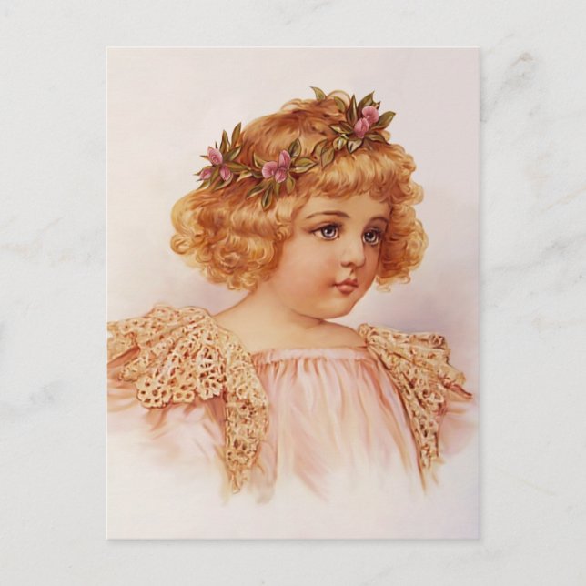 Flowers in Her Hair Postcard (Front)