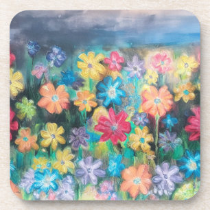 Flowers in Pastel - Coaster