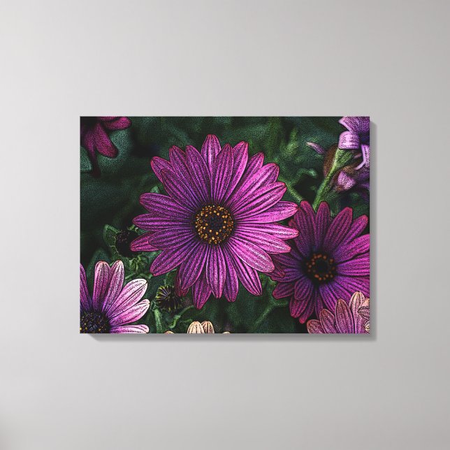 flowers in Pink Canvas Print (Front)
