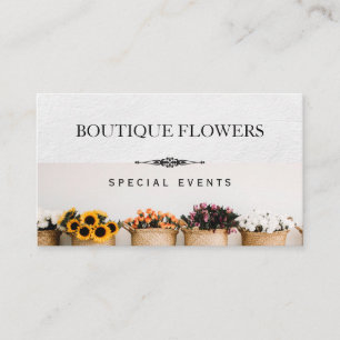 Flowers in Pots Business Card