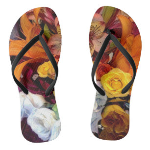 Flowers in Summer Day Jandals