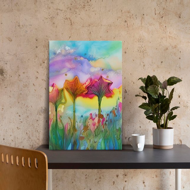 Flowers in the Field Canvas Print (Creator Uploaded)