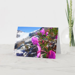 Flowers in the Gilkey Trench (Blank inside) Card