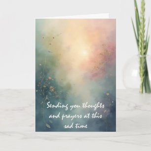 Flowers in the Light Sympathy Card