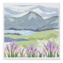 flowers in the mountains