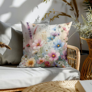Flowers In The Wild Cushion