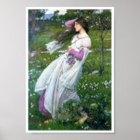 Flowers in the Wind, John William Waterhouse
