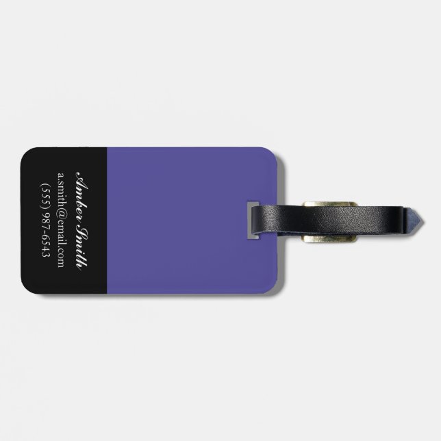 Flowers in the Window 2014 Luggage Tag (Back Horizontal)