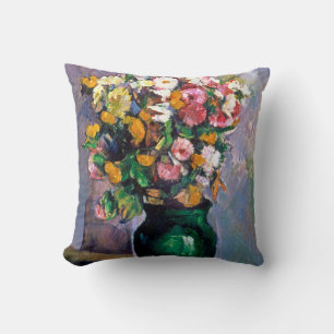 Flowers in Vase, Cezanne Cushion