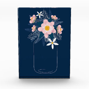 Flowers In Vase Photo Block