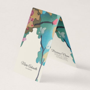 Flowers in Watercolors PAPER & SIZE OPTIONS - Business Card