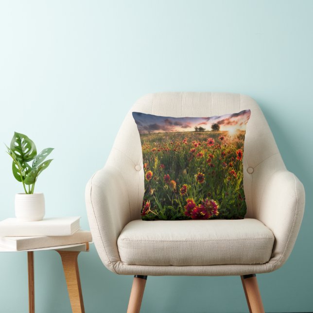 Flowers | Indian Blanket Wildflower Texas Cushion (Chair)